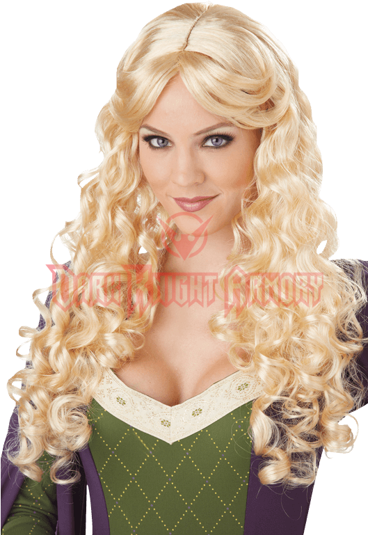 Blonde Renaissance Wig Cal From Dark Knight - Wig (774x774), Png Download