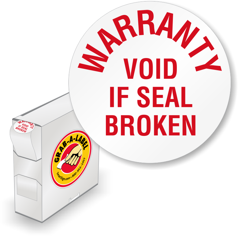 Zoom, Price, Buy - Calibration Void If Seal Is Broken (800x800), Png Download