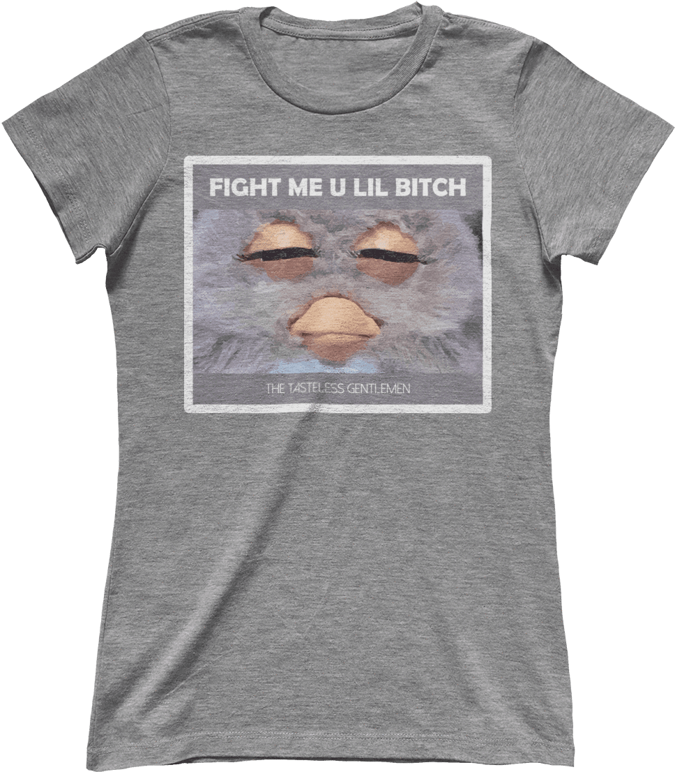 Fight Me U Lil Bitch - Im Here For The Bukkake T Shirt (1200x1200), Png Download