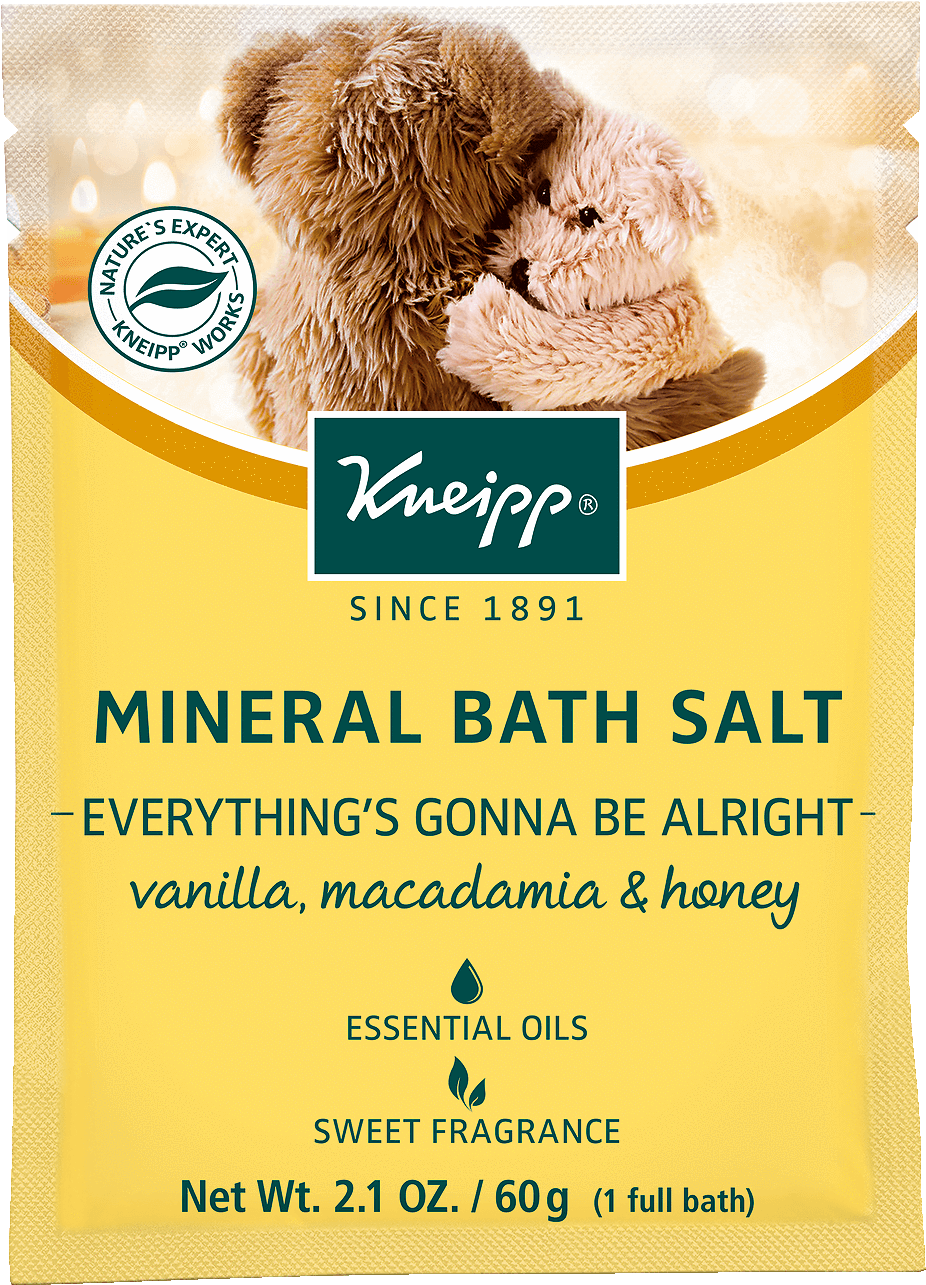 Kneipp® Vanilla, Macadamia & Honey Mineral Bath Salt - Kneipp (1181x1500), Png Download