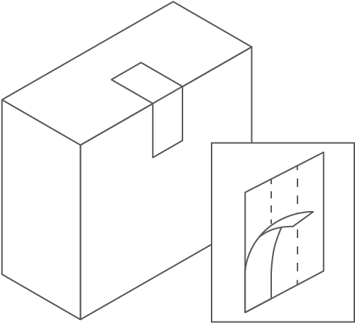 Peel Off The Protective Tape And Place It On The Box - Architecture (710x663), Png Download