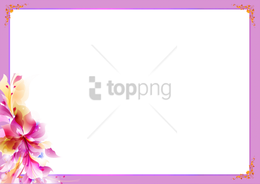 Free Png Wedding Frame Png Image With Transparent Background - Png Frame Pink Wedding (850x601), Png Download