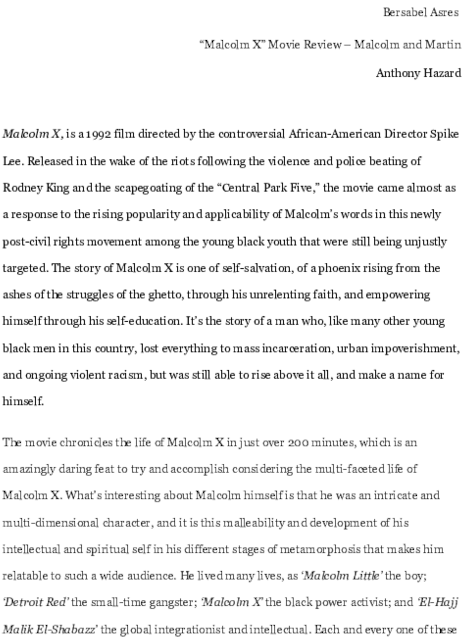 Malcolm X Final - Political Ideology Dbq Answers (600x776), Png Download