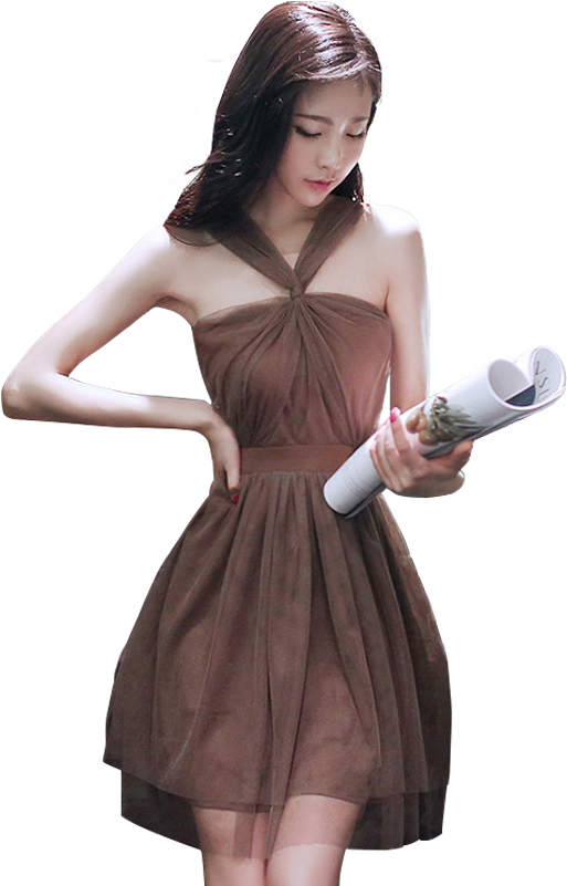2018 Summer New Care Machine Skirt Design Sexy Night - Girl (800x800), Png Download