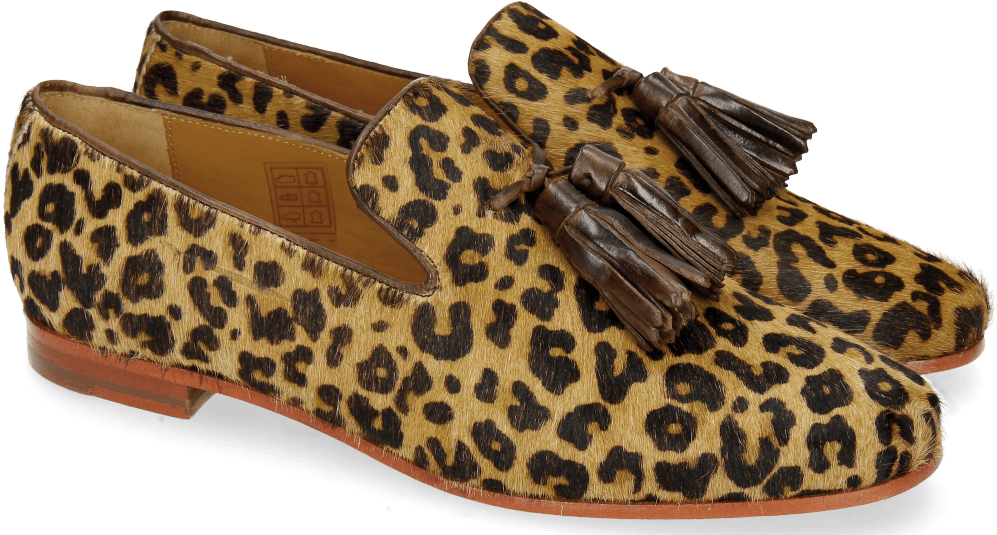 Loafers Scarlett 20 Hair On Leo Beige - Slip-on Shoe (1024x1024), Png Download