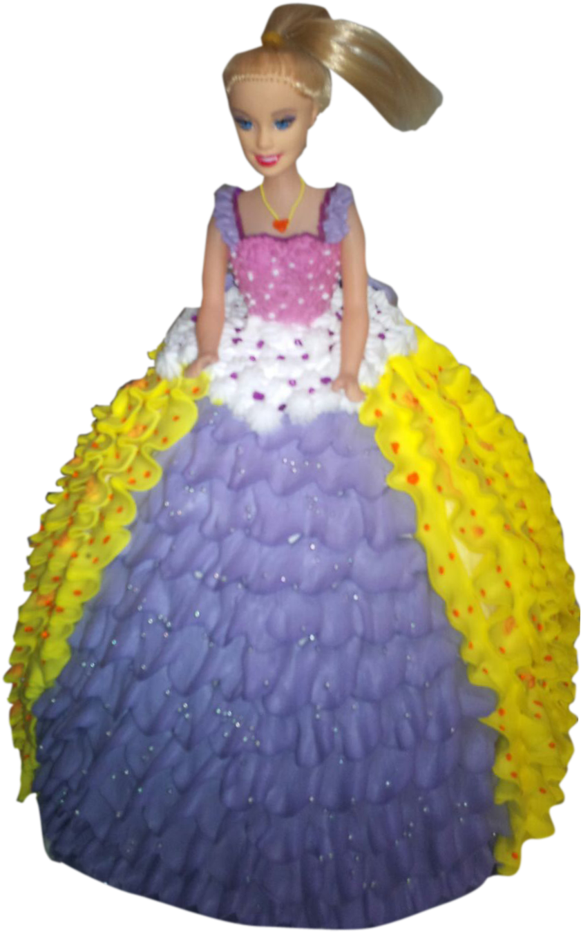 Download Barbie Doll Cake Barbie Png Image With No Background Pngkey Com