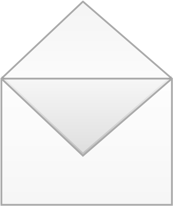 750 X 750 4 - Open Envelope Transparent Background (750x750), Png Download
