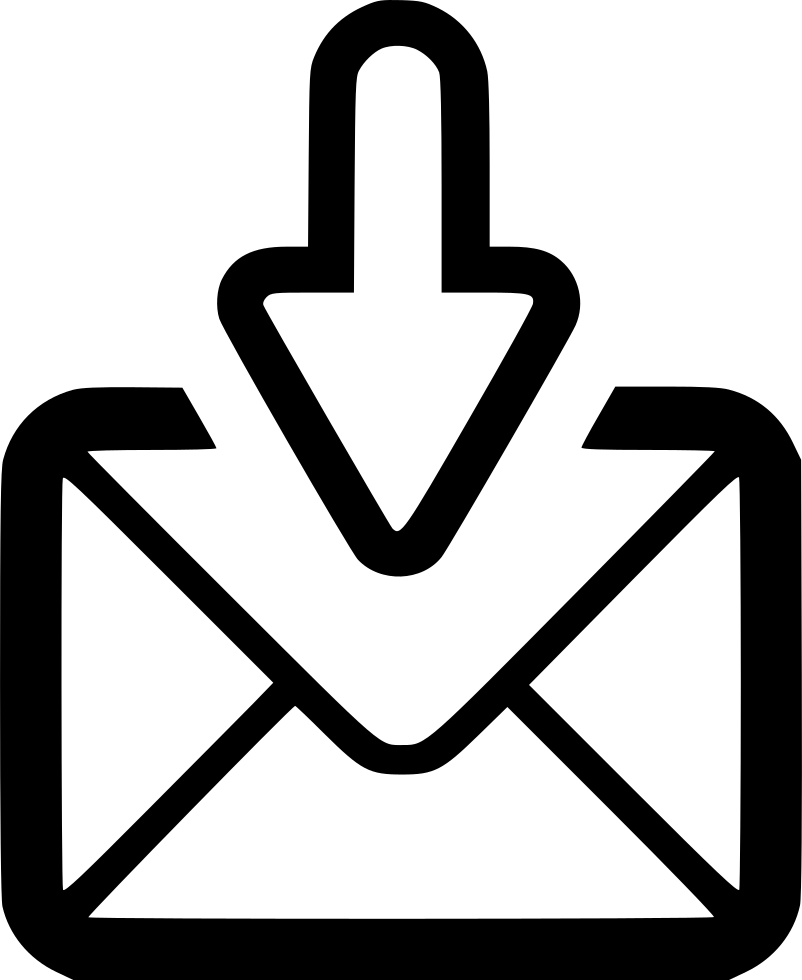 E Receive Sent Letter Envelope Postal Svg Png Icon - Apple Mail Icon Png (802x980), Png Download