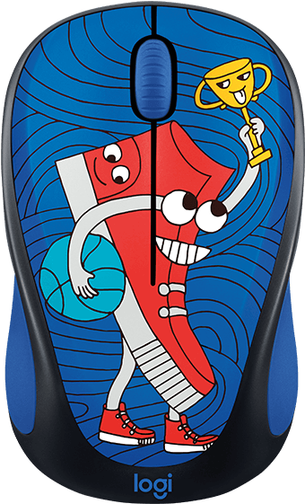 Previous - Next - Logitech M238 Sneaker Head (800x687), Png Download