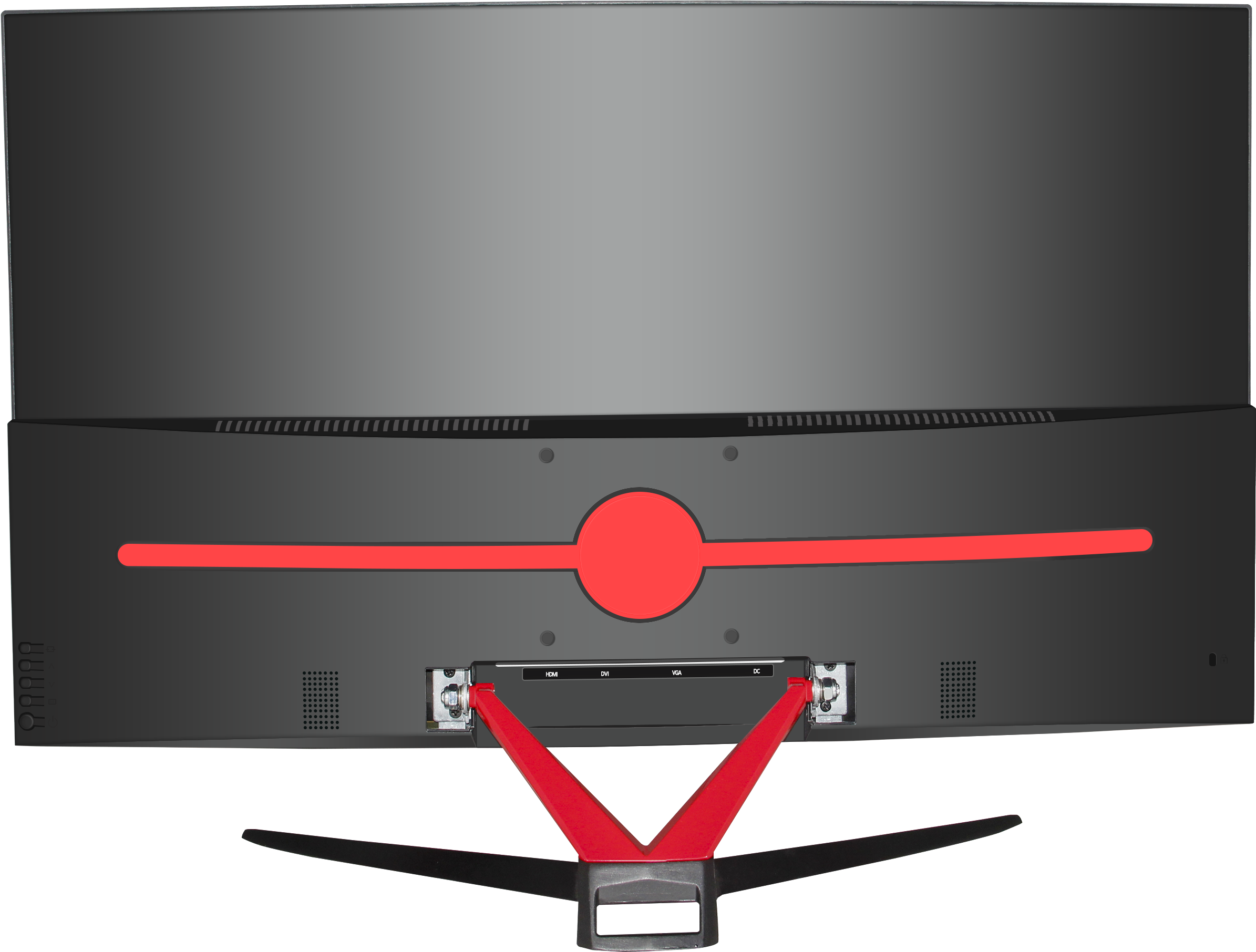 32 Inch Curved 2k 144hz Gaming Monitor - Flat Panel Display (2500x2250), Png Download