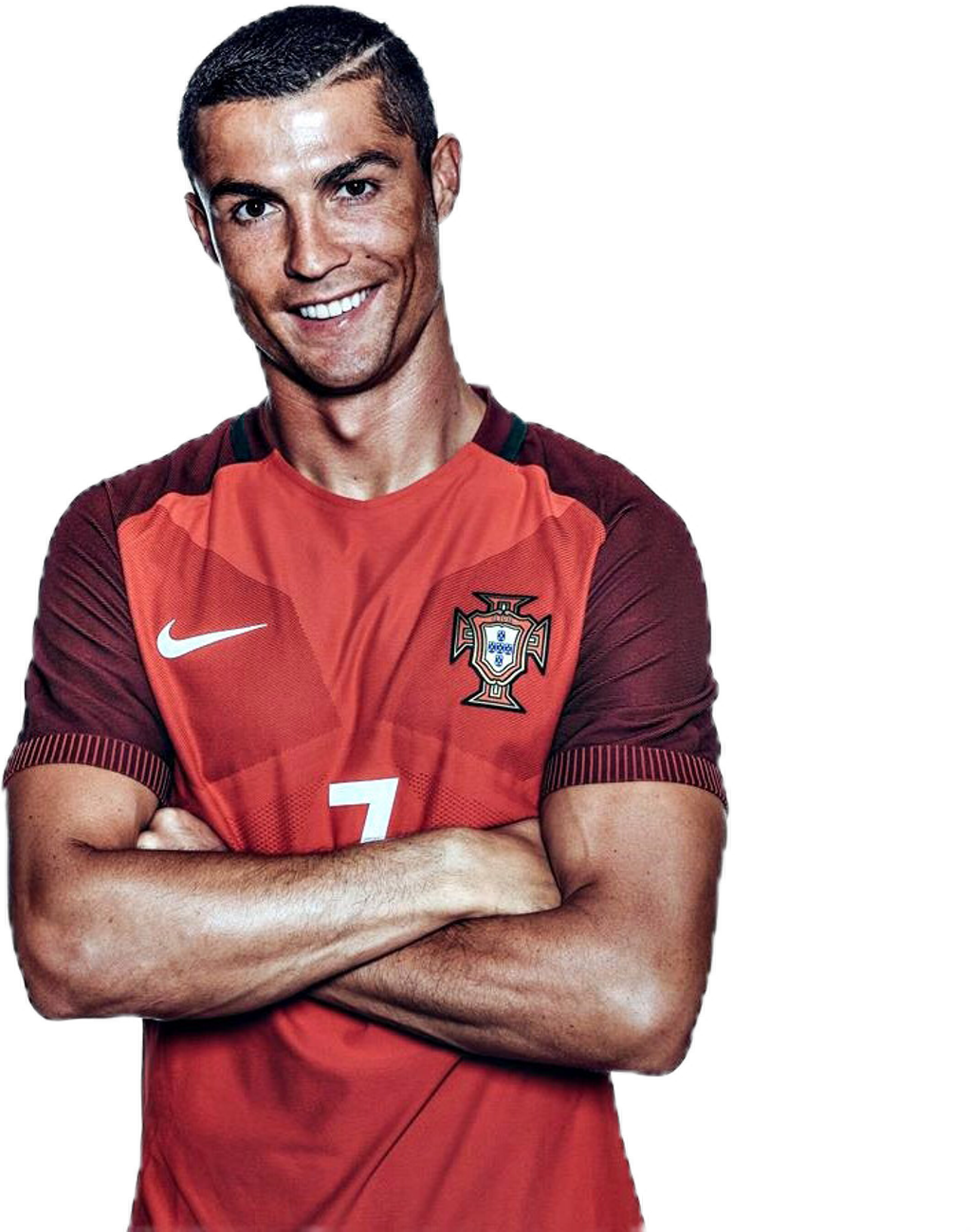 Cr7 Sticker - C Ronaldo Haircut 2018 (1024x1299), Png Download