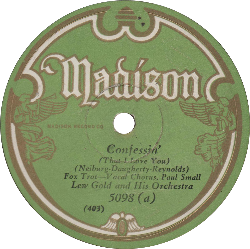 Confessin' , Recorded December 1929 By Lew Gold And - Madison Dance (1050x1050), Png Download
