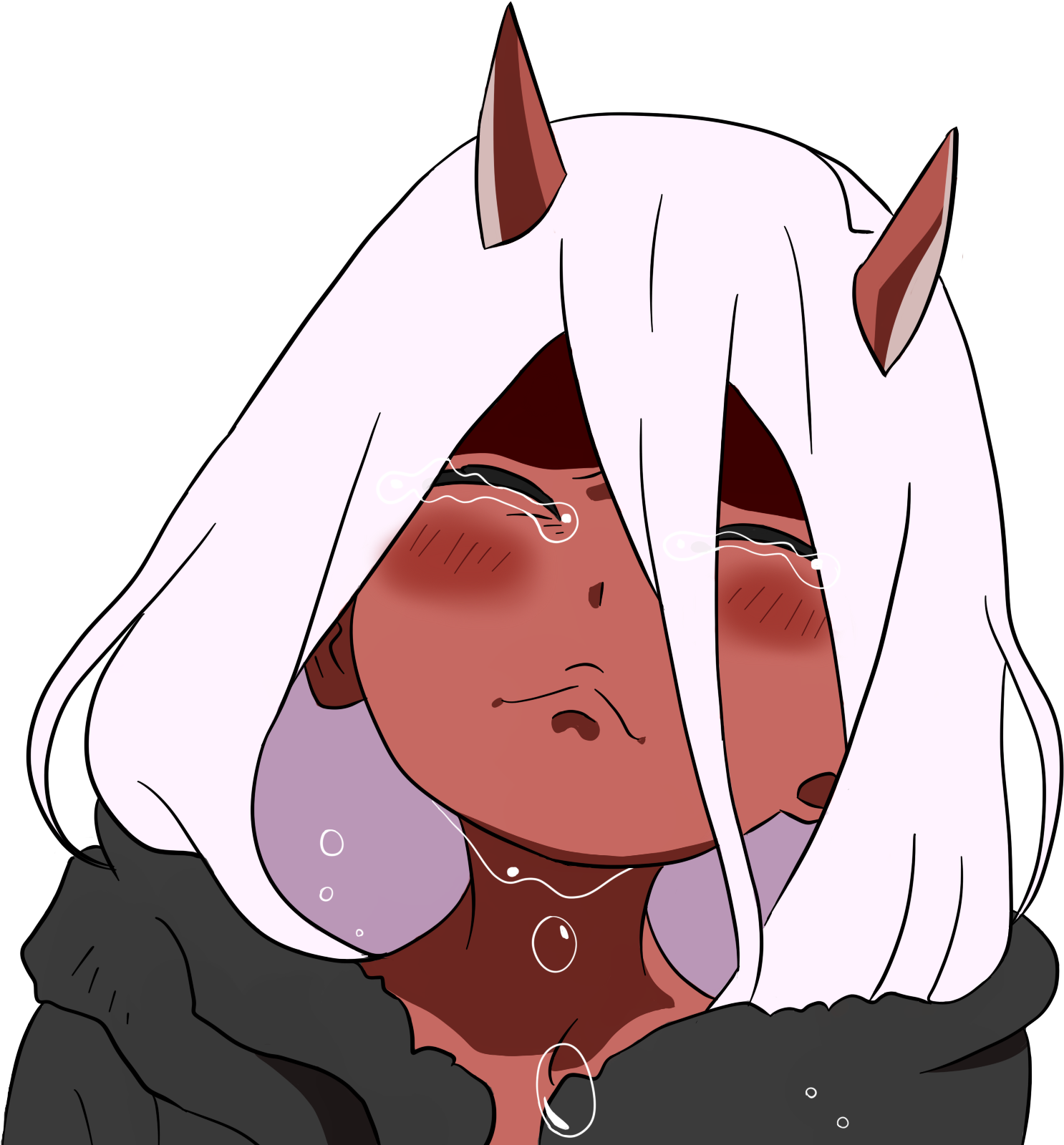 Anime, Darling In The Franxx, Zero Two - Darling In The Franxx Transparent (1649x1642), Png Download