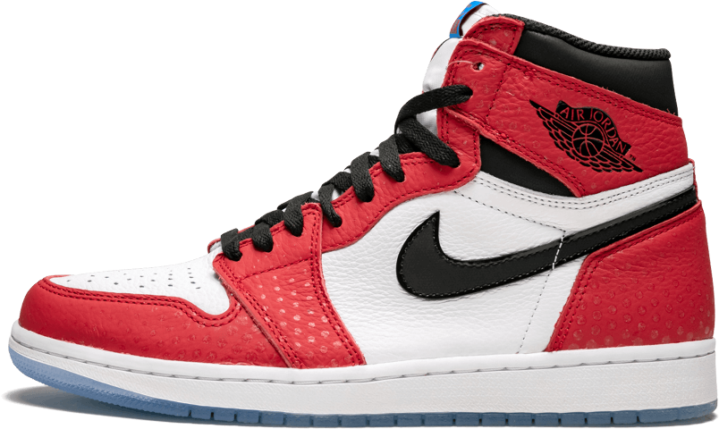 Air Jordan 1 Retro High Og "spider-man - Nike Air Jordan 1 Retro (1000x600), Png Download