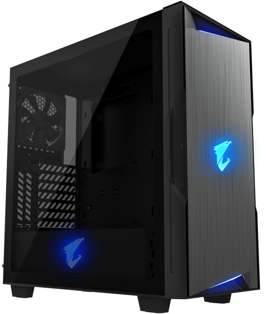 Glass Panel, Preventing Fragmentation Of The Glass - Gigabyte Aorus C300 (1017x688), Png Download