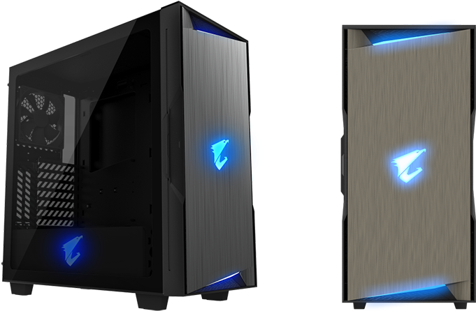 Glass Panel, Preventing Fragmentation Of The Glass - Aorus C300 Glass (900x488), Png Download