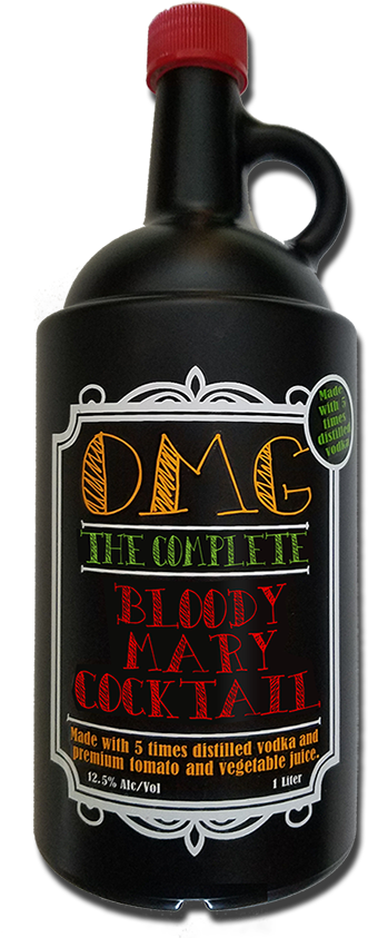 Omg Bottle - Glass Bottle (360x866), Png Download