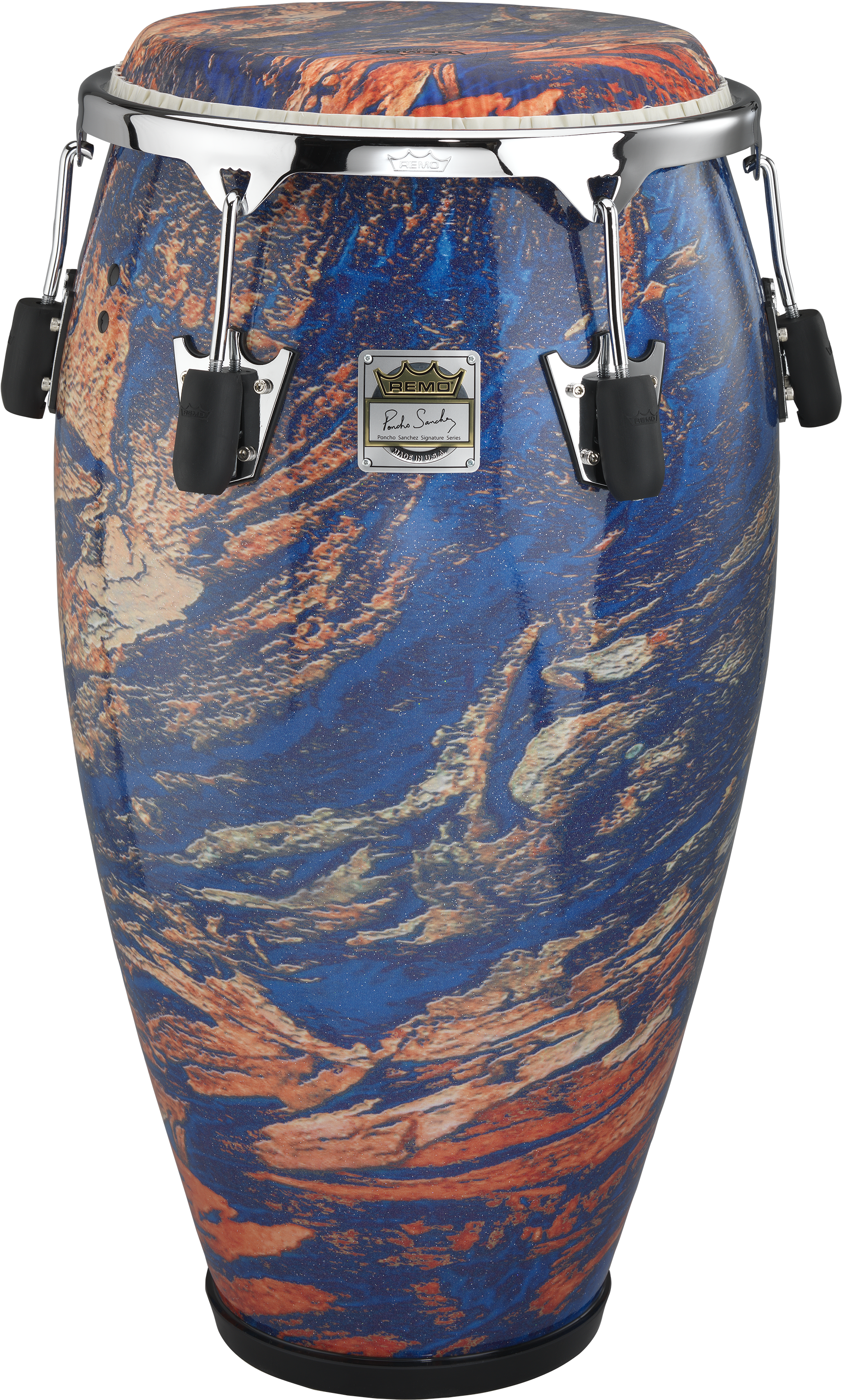 Remo Valencia Poncho Sanchez Conga Drum-molten Sea, - Congas Remo Poncho Sanchez (3300x3300), Png Download