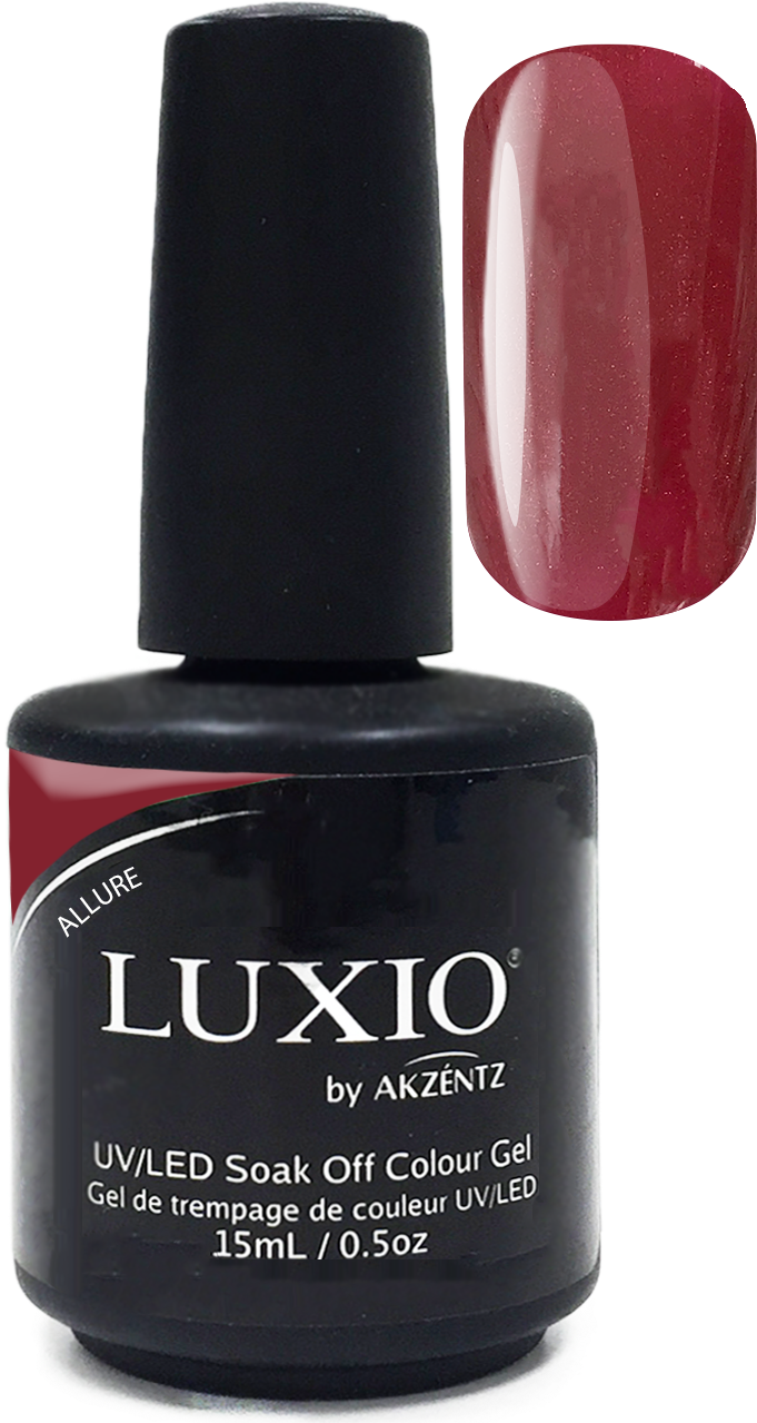 Akzentz Luxio Gel Polish Allure Red Sparkle - Akzentz Luxio (693x1280), Png Download
