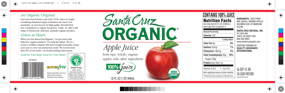 Sco Apple 32oz Print (1000x328), Png Download