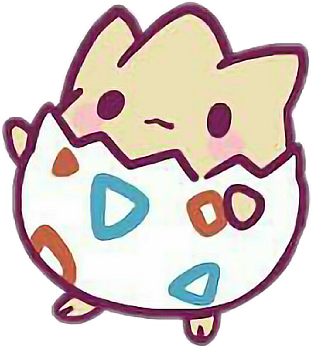 #jenniillustrations #togepi #kawaii #pokemon #pokémon (1024x1147), Png Download