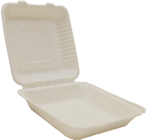 Large Biodegradable Delivery Clamshell 9”x9” [200 Pcs] - Chair (1024x683), Png Download