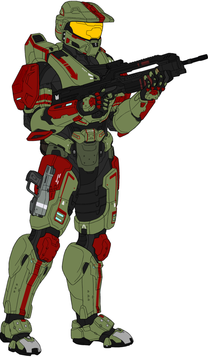 Image Result For Halo Spartan Armor - Halo Fireteam Quiver (682x1172), Png Download