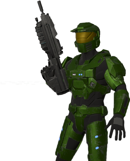 Spartan First Render - Halo Reach Assault Rifle (550x596), Png Download