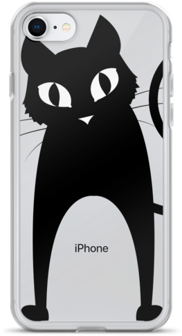 New 2018 Cute Cat Custom Print Iphone Case, Halloween - Mobile Phone Case (600x600), Png Download