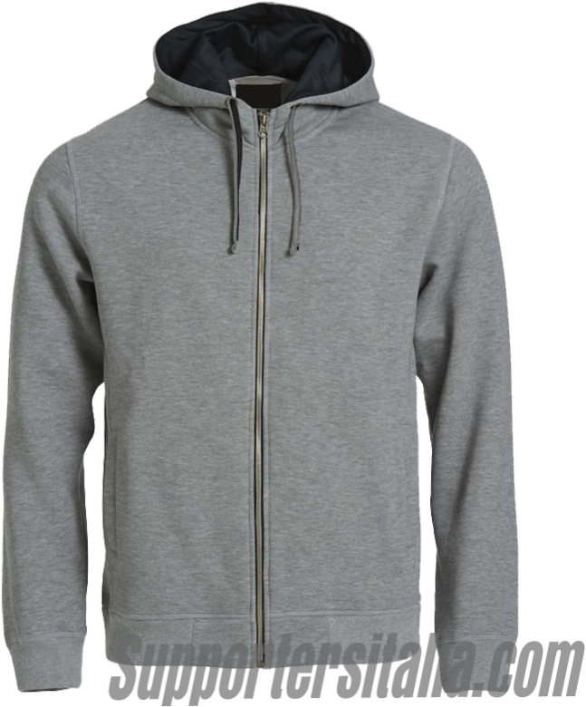 Classic Hoody Full Zip - Sweatshirt (767x1023), Png Download