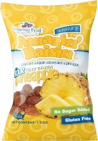 Amazin' Raisin Pineapple - Raisin (600x600), Png Download