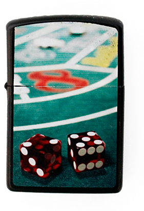 2 Red Dice Flint Lighter, Black - Smartphone (600x600), Png Download