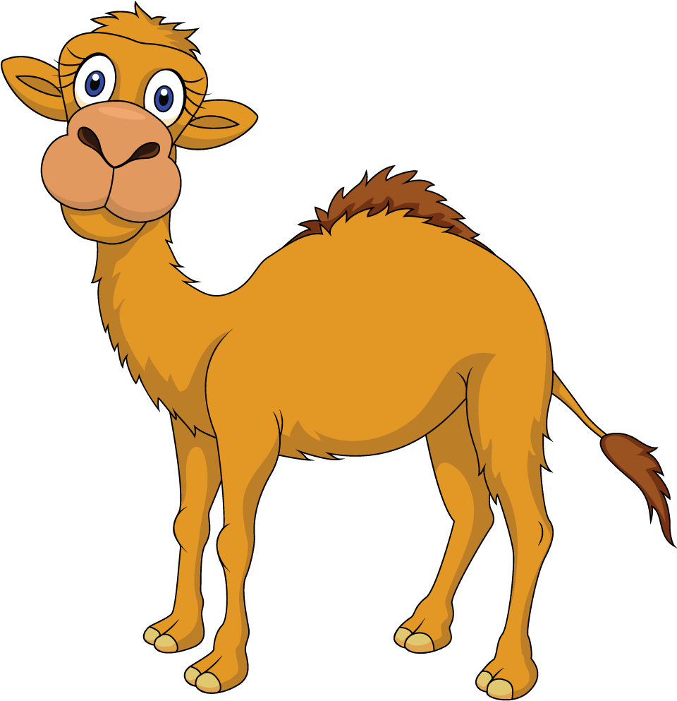 Download Cute Camel Clipart Funny Pictures - Camel Cartoon PNG Image with  No Background 