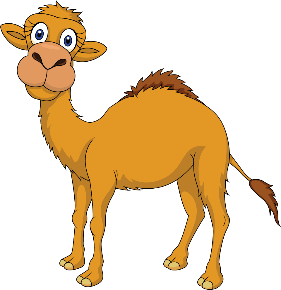 Cute Camel Clipart Funny Pictures - Camel Cartoon (600x600), Png Download