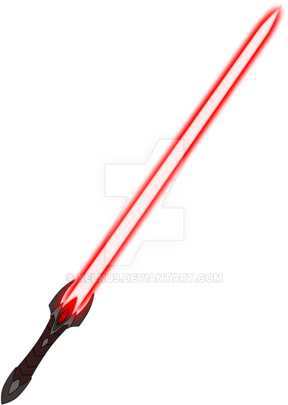 Ancient Sith Lightsaber By Xelku - Sith Lightsaber Png (600x835), Png Download