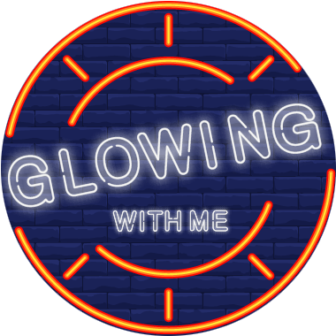 Glowing With Me - Circle (387x387), Png Download