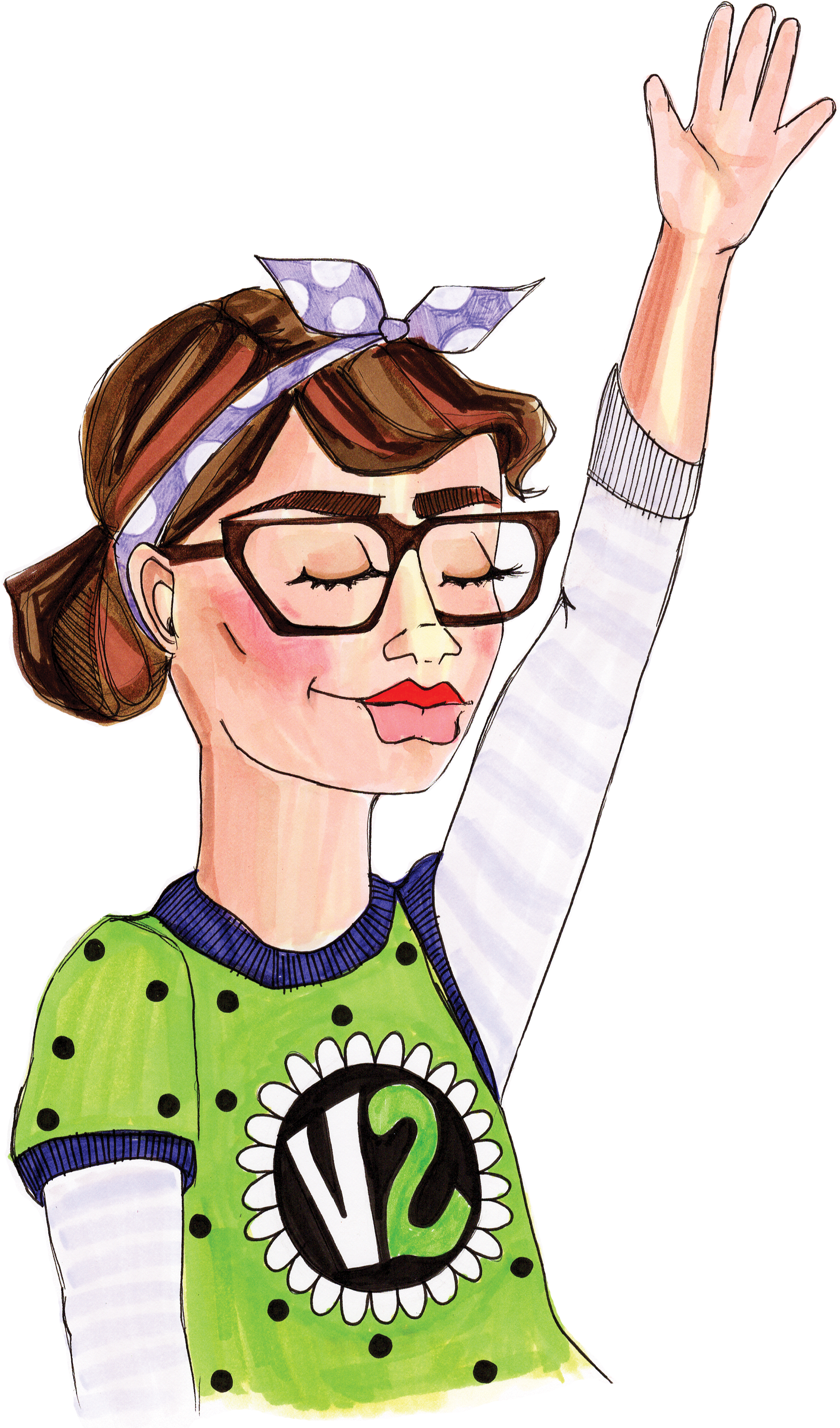 Svg Black And White Download Hand Vis A Ann Arborvis - Transparent Raised Hand Png (3018x4500), Png Download