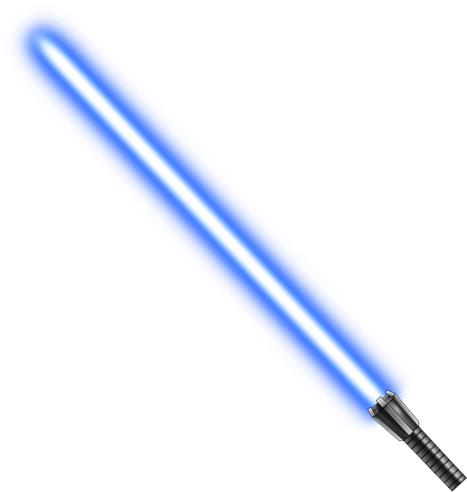 Blue Lightsaber Free Png Image - Anakin Skywalker Lightsaber Png (1024x1048), Png Download