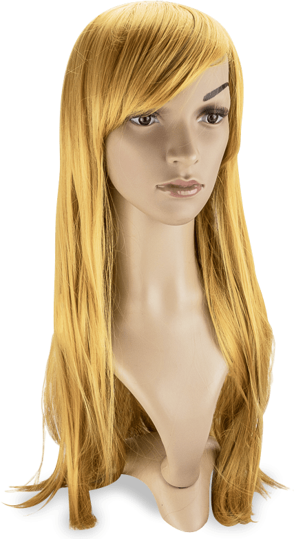 Straight & Long Strawberry Blonde Wig - Perruque Cheveux Blonds Vénitiens Longs & Lisses (800x800), Png Download