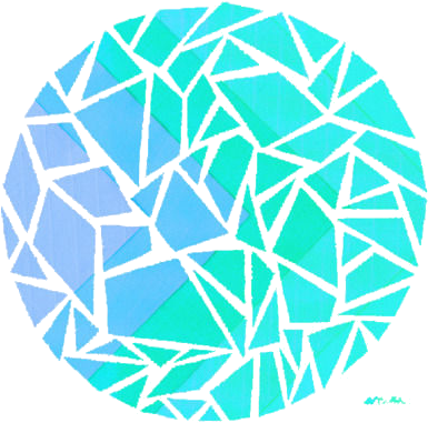 Blue, Circle, And Pink Image - Blue Circle Transparent (500x438), Png Download