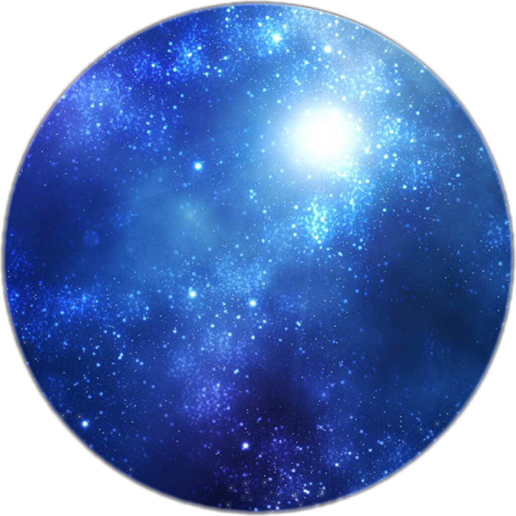 Galaxy Clouds - Blue Galaxy (1024x1024), Png Download