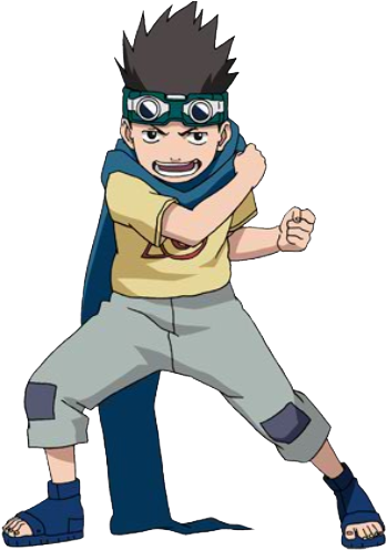 Konohamaru First Anime - Naruto Konohamaru Png (355x501), Png Download