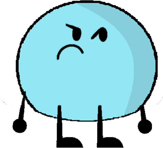 Blue Cotton Ball- The Male Flower - Mega Objects (553x626), Png Download