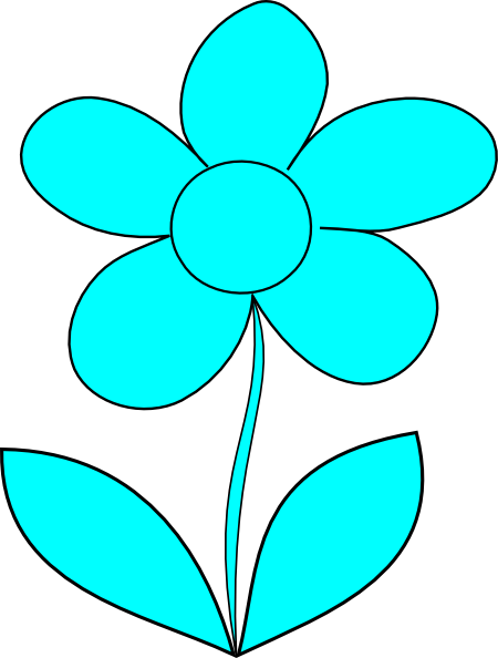 Murray Blue Flower Svg Clip Arts 450 X 594 Px (450x594), Png Download