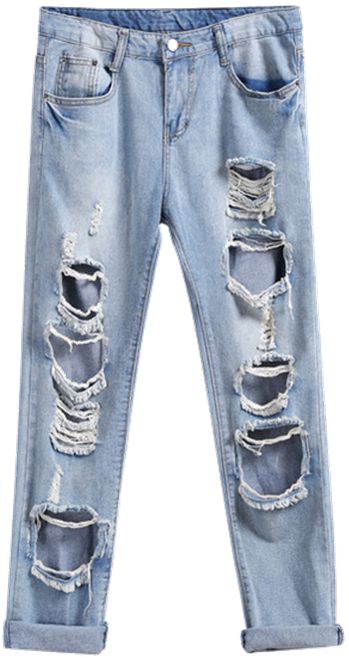 Boyfriend Jean Claro - Clothing (450x658), Png Download