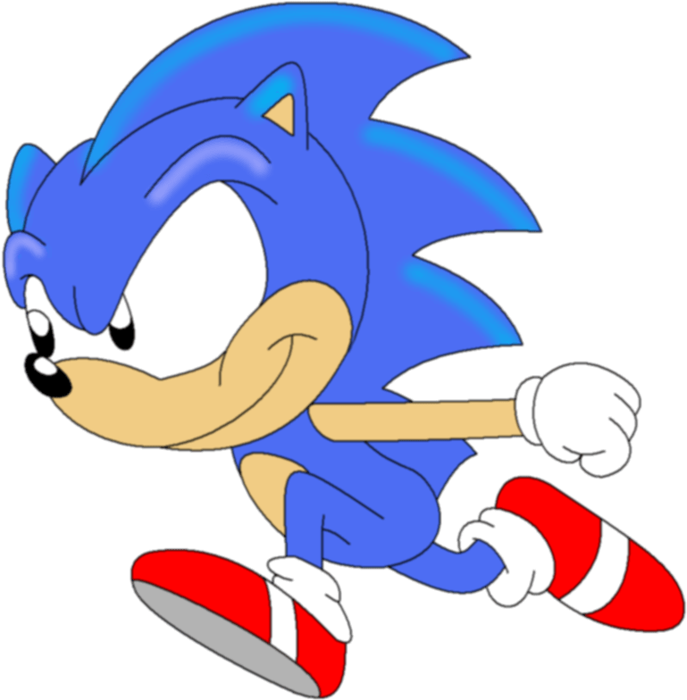 Sonic The Hedgehog - Video Game Characters Sonic (894x894), Png Download