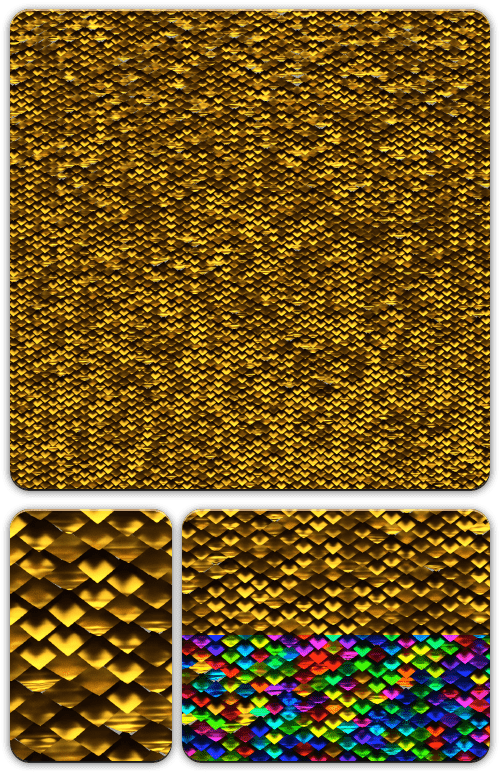 Metal Confetti Background Holiday - Metal (500x772), Png Download