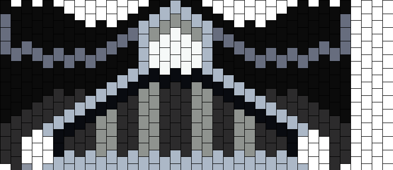 Darth Vader Mask Bead Pattern - Bead (777x337), Png Download