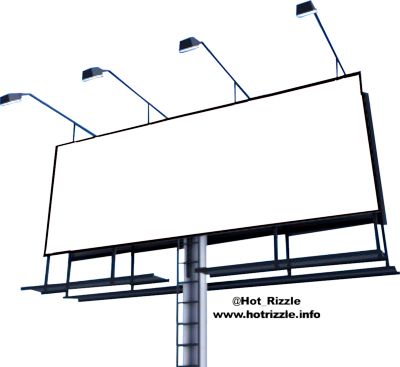 Billboard Simple - Blank Billboard Png (400x367), Png Download