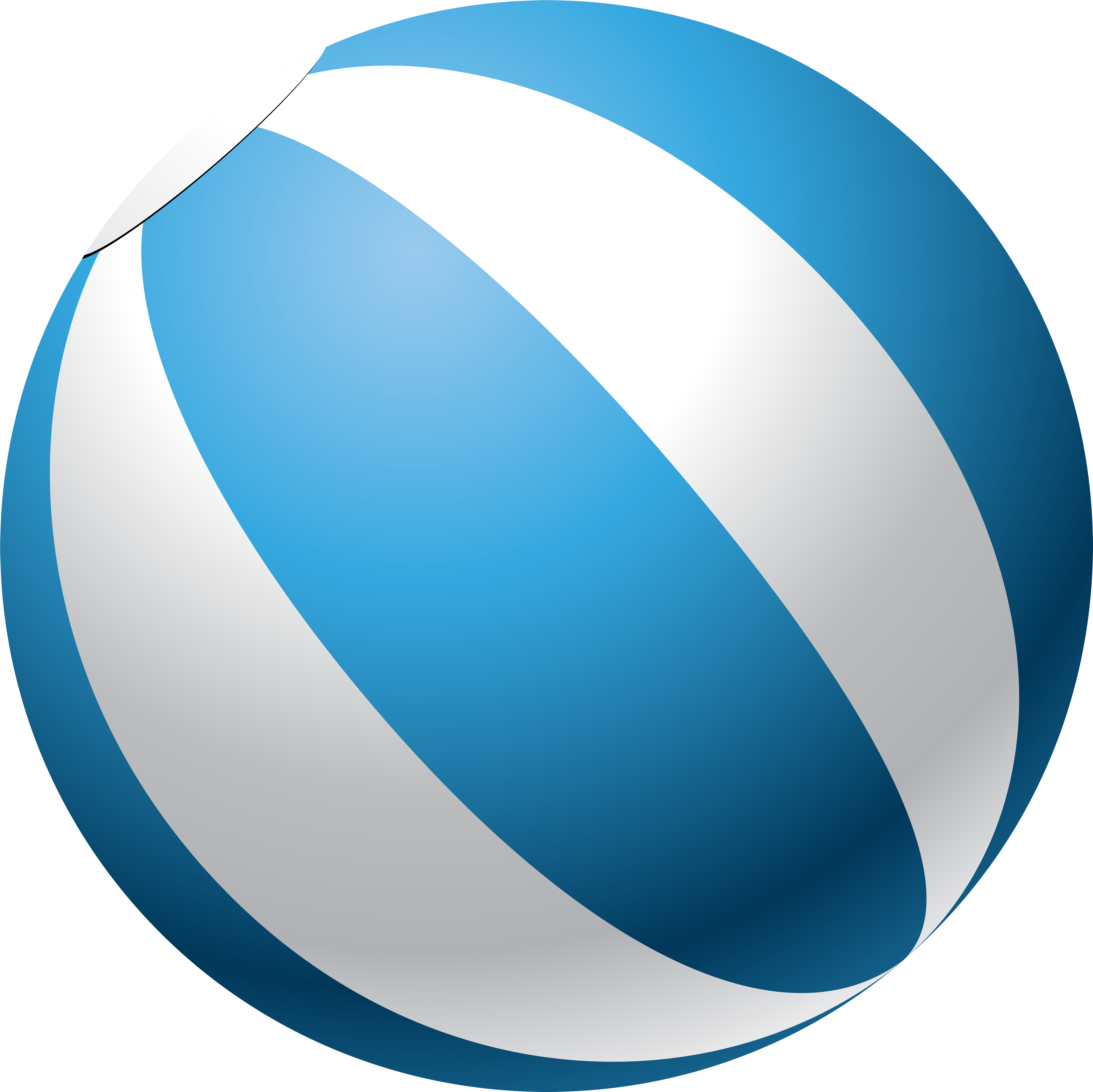Beach Transparent Clip Art - Bola Azul Png (600x600), Png Download